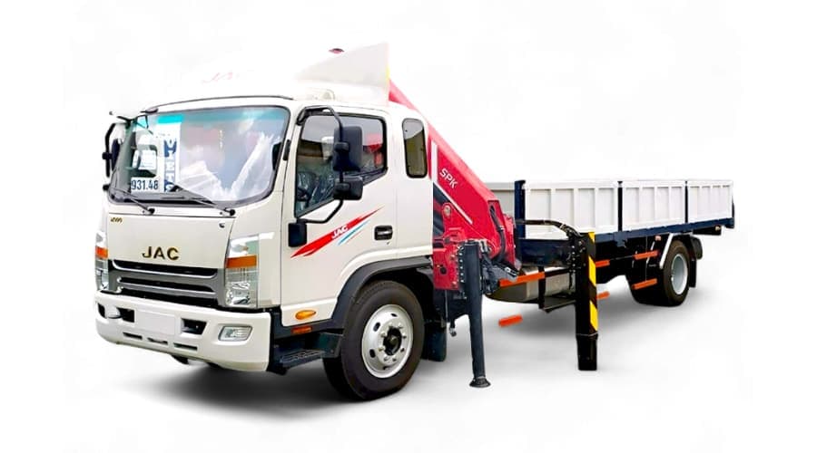 Xe tải JAC N900 Plus E5 gắn cẩu gập Palfinger SPK8500B (3,3 tấn)